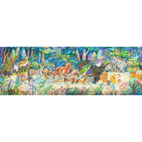 פאזל גלריה 200 חלקים - להקת חיות הבר