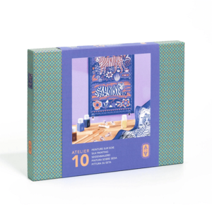 סדנת אמן 10 - ערכת ציור על משי למתחילים