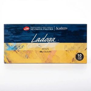 סט 10 צבעי שמן שפורפרות 46 מל Ladoga Academy