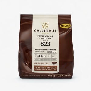 שוקולד בלגי חלב 400 גרם (823) - CALLEBAUT