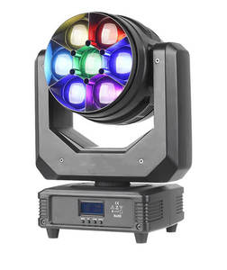 פנס מובינג 7X40W RGBW כולל אפקט B-EYE