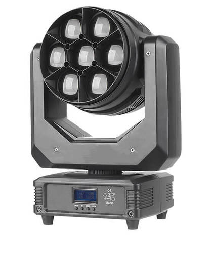 פנס מובינג 7X40W RGBW כולל אפקט B-EYE