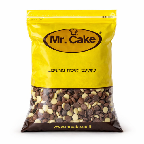 מיקס שוקולד קליבו לבן חלב מריר 500 גרם