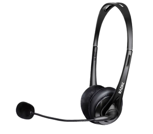 אוזניות קשת + מיקרופון - חיבור RAZINK SY490 USB 