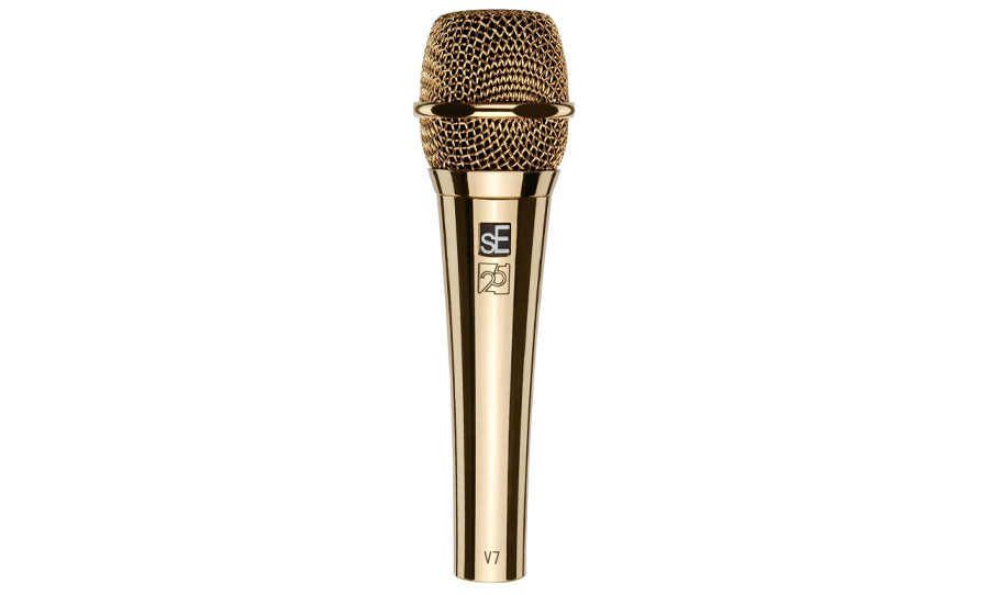 מיקרופון דינמי ידני - sE Electronics V7 Gold 25 AE