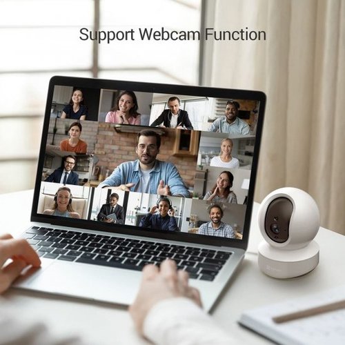 מצלמת אבטחה אלחוטית Ezviz TY1 Pan & Tilt Internet PT 4MP Camera Up to 256GB