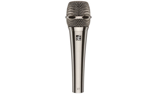 מיקרופון דינמי ידני -  sE Electronics V7 Nickel