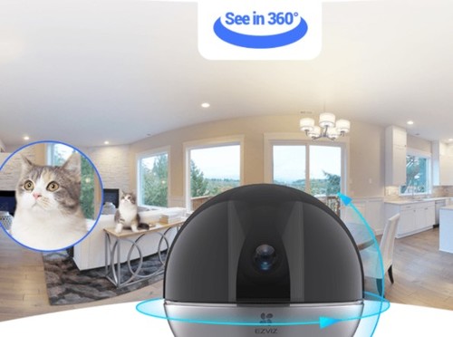 מצלמת אבטחה ביתית Ezviz E6 3K WiFi