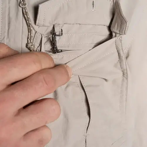 חולצה מכופתרת לגברים NosiLife Adventure Long Sleeved Shirt III בז' - Craghoppers