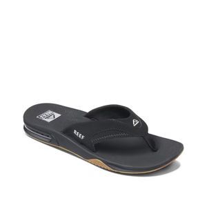 כפכפי גברים ריף שחור Reef Fanning Black Silver