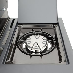 גריל גז 4 מבערים KENMORE PG-40406 כולל כירת צד שחור / נירו