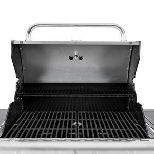 גריל גז 4 מבערים KENMORE PG-40406 כולל כירת צד שחור / נירו