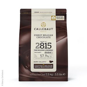 שוקולד בלי מריר 57.9% (815) 2.5 ק"ג - CALLEBAUT