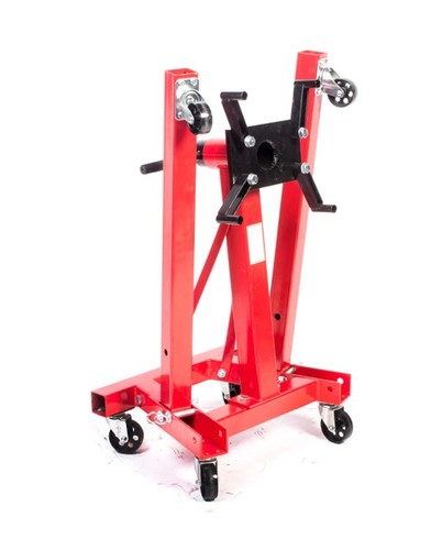 מתקן להיפוך מנועים מתקפל עד 800 ק״ג ROHER דגם 1093645 – גובה מרכז 815 מ״מ
