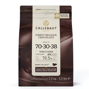 שוקולד בלגי מריר 70% 2.5 ק"ג - CALLEBAUT