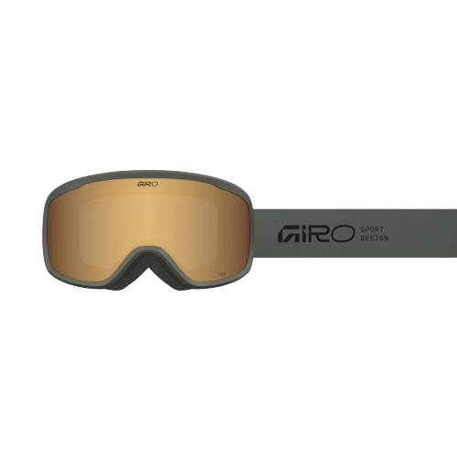משקפת סקי מותאמת לחובשי משקפיים Giro -  olive green/gold CRUZ STACKED