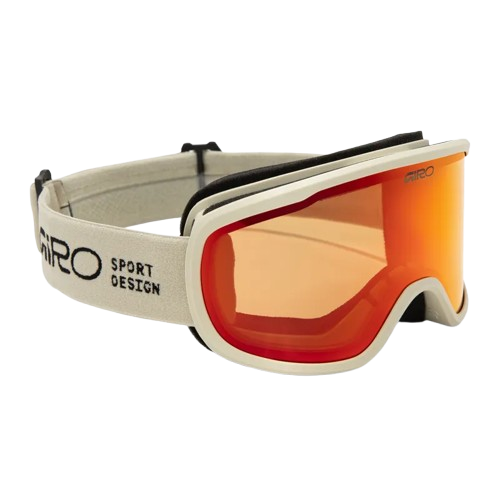משקפת סקי מותאמת לחובשי משקפיים Giro -  stone/scarlet CRUZ STACKED