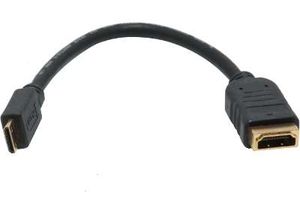 מתאם -  HDMI Full (Female) - HDMI Micro (Male)