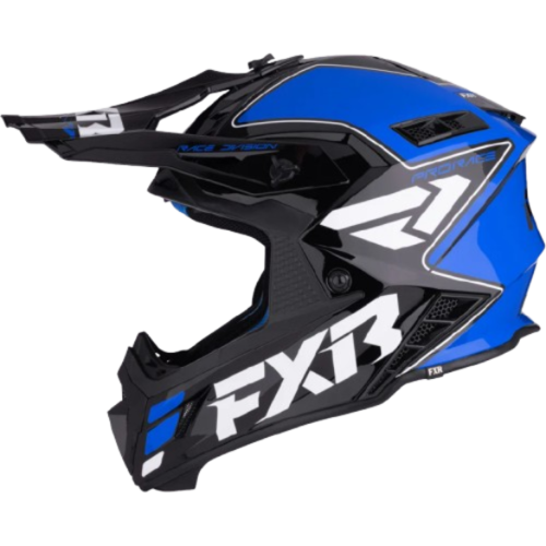 קסדת רכיבה אף אקס אר כחול/ שחור – FXR RACING HELIUM RACE 2026