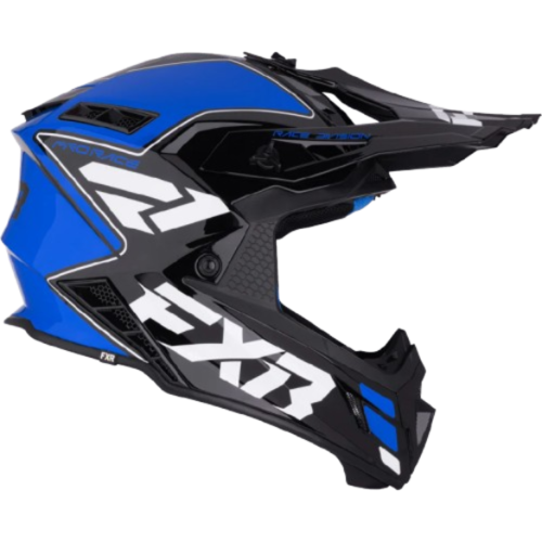קסדת רכיבה אף אקס אר כחול/ שחור – FXR RACING HELIUM RACE 2026