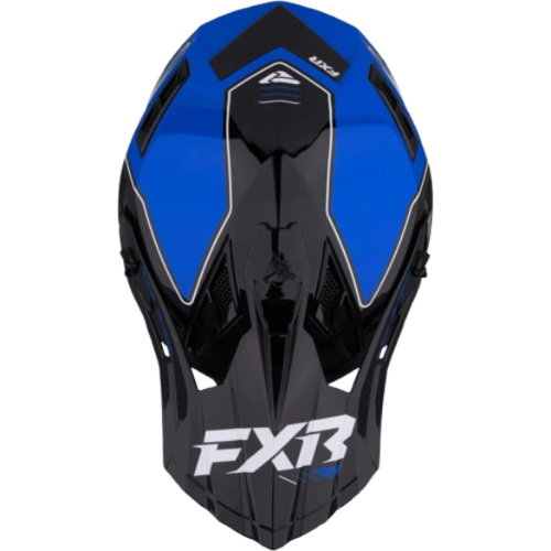 קסדת רכיבה אף אקס אר כחול/ שחור – FXR RACING HELIUM RACE 2026