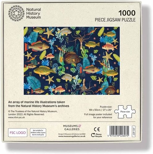 פאזל 1000 חלקים - חיות ימיות
