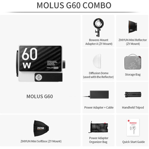 ZHIYUN G60 COMBO KIT