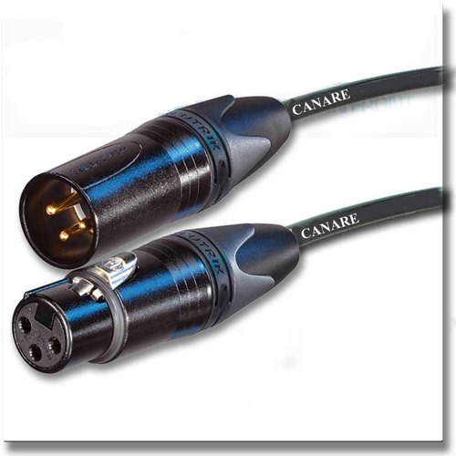 כבל מיקצועי CANARE XLR XLR NEUTRIK חמש מטר