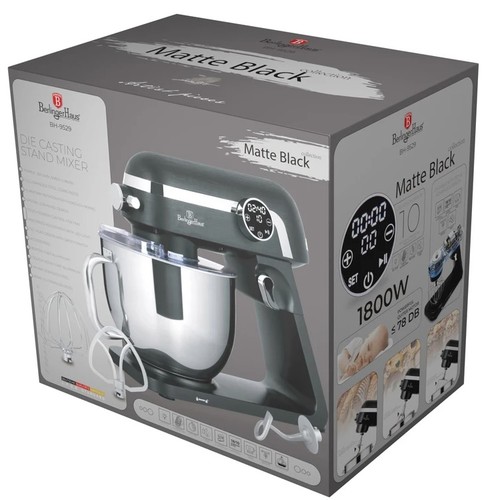 מיקסר מקצועי 7 ליטר Berlinger Haus Matte Black BH9529 1800W