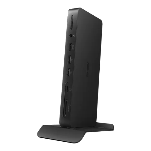 תחנת עגינה ASUS Triple 4K Thunderbolt 4 Dock DC500 עם תמיכה בשלושה מסכי 4K או 8K, יציאות HDMI 2.1 ורשת 2.5GbE