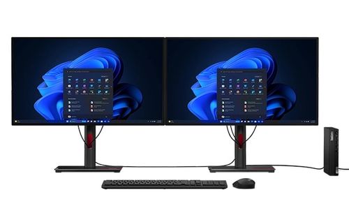 מחשב נייח ThinkCentre M70q Gen 5 i5-14400T 256G 8G 3Y DOS
