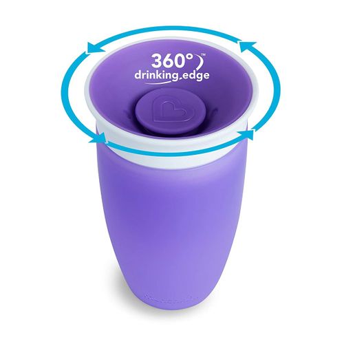 זוג כוסות הפלא 360° סגול/ורוד בנפח 296 מ