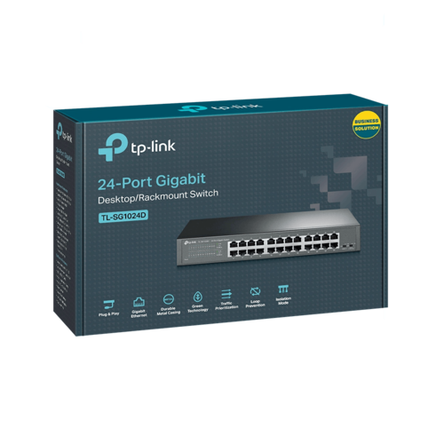 TL-SG1024D 24-Port Gigabit Switch מבית TP-LINK