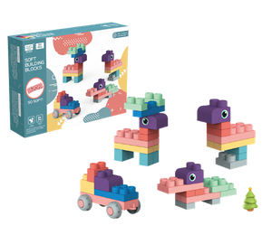 סופט בלוקס Soft Blocks משחק הרכבה 20 אבני הרכבה גמישות