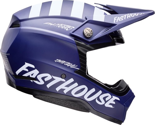 קסדת שטח בל- BELL MOTO-10 MIPS FASTHOUSE סגול\לבן