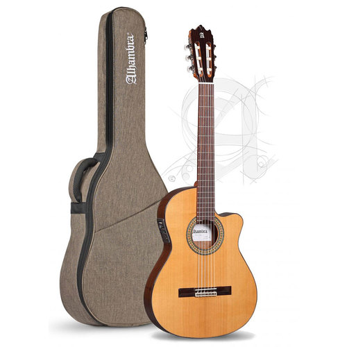 גיטרה קלאסית מוגברת – Alhambra 3 C CT E1 + נרתיק מקורי