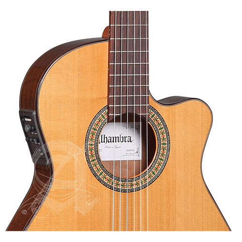 גיטרה קלאסית מוגברת – Alhambra 3 C CT E1 + נרתיק מקורי