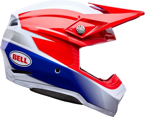 קסדת שטח בל-BELL MOTO-10 MIPS אדום\כחול\לבן
