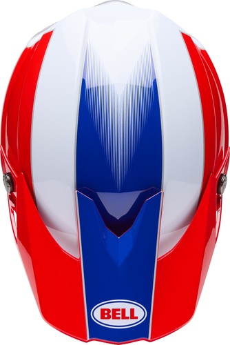 קסדת שטח בל-BELL MOTO-10 MIPS אדום\כחול\לבן