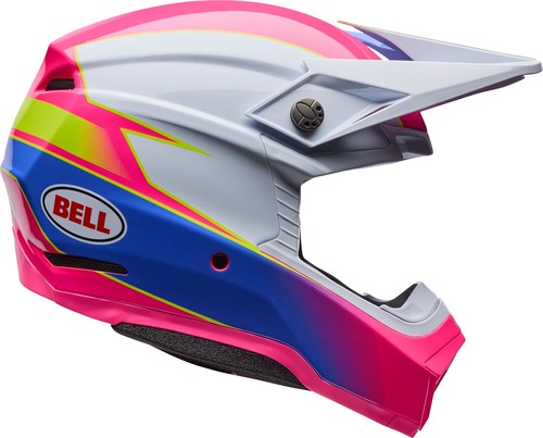 קסדת שטח בל-BELL MOTO-10 MIPS ורוד\סגול\לבן