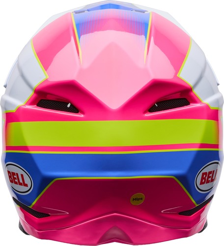 קסדת שטח בל-BELL MOTO-10 MIPS ורוד\סגול\לבן