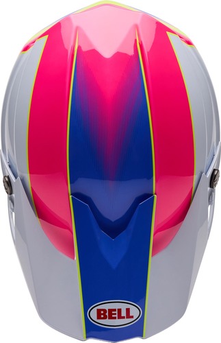 קסדת שטח בל-BELL MOTO-10 MIPS ורוד\סגול\לבן