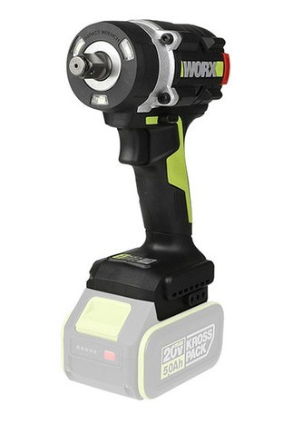 גוף מפתח רטיטה נטען 20V בראשלס 700NM דגם WORX WU270.9