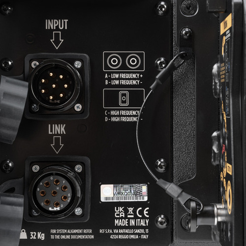 זווית נוספת tt+ audio - rcf gtx 10 two way line array
