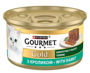פנסי פיסט גורמה-פטה ארנב משובץ נתחים 85 גרם