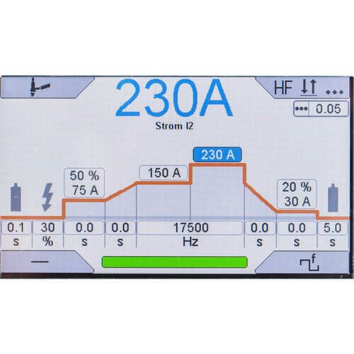 רתכת טיג REHM TIGER 182 DC ULTRA digital ,  מקצועית וניידת