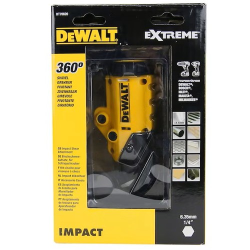 מספרי פח למברגת אימפקט DeWalt DT70620 - גוף בלבד