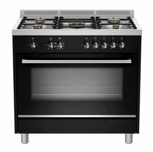 תנור משולב כיריים חצי-מקצועי Sauter SOC9070NE – שחור 90 ס"מ