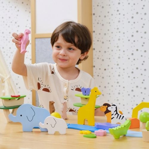 פאזל מונטסורי סיפורים  טרופים 55 חלקים ויגה מתנה לגילאי 3+