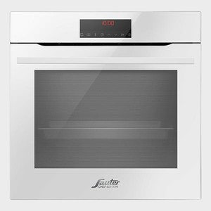 תנור בנוי פירוליטי Sauter Chef Edition – CUISINE-7600W לבן 60 ס"מ